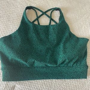 Buffbunny jacquard sports bra nucleus print